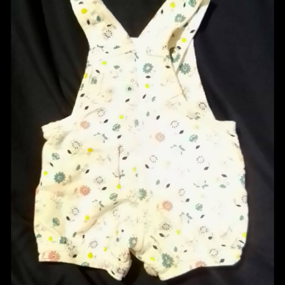 Floral short overalls - Picture 4 of 4